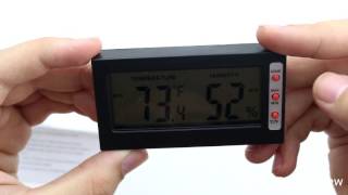 Unboxing Amir Hygrometer Digital Hygrometer Thermometer Digitales Thermometer Hygrometer [upl. by Sievert85]