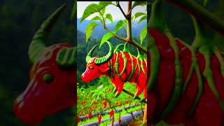 Cute chili buffalo 🐃  cute chili 🌶️  cute funny shorts short trending funnyviralvideo [upl. by Anirad48]