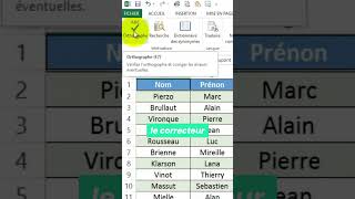 Comment utiliser le correcteur orthographique sur Excel [upl. by Harberd40]