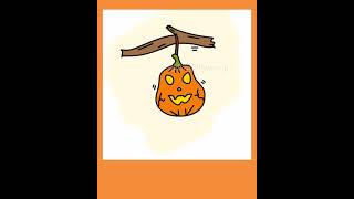 JackoLantern Drawing Made Easy 🎃  Quick Pumpkin drawing for Halloween halloween2024 [upl. by Ahcsrop]