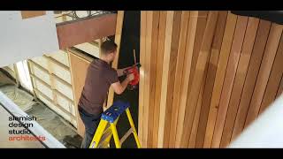 timber cladding at slemish design studio new office [upl. by Nathan]