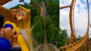 Every Roller Coaster amp Water Coaster at Holiday World Full Onride POV [upl. by Atir524]