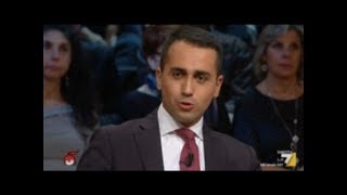 Luigi Di Maio  DiMartedi La7 10 ottobre 2017 [upl. by Anertac597]