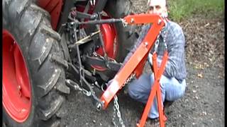 Log skidder and dropon hitch installation [upl. by Luciano]