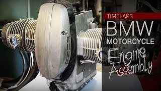 BMW Motorcycle Engine Assembly  selfmade in time lapse [upl. by Lareena731]