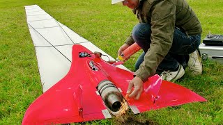 FASTEST RC TURBINE MODEL JET IN ACTION  700KMH 435MPH  FLIGHT DEMONSTRATION [upl. by Attegroeg751]