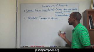 4 Foundations of Genocide Lecture [upl. by Dulcine]