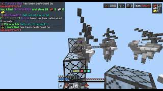 Minecraft Lifeboat bedwars Frost speedrun map 1 minute 50 seconds win [upl. by Callan]