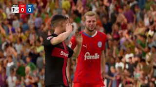 Gameplay FC 24  Bayer Leverkusen  Holstein Kiel  Bundesliga  20242025 [upl. by Aneladgam855]