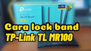 Cara lock band TpLink TL MR100 [upl. by Ado405]