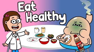 Healthy Food Kids Song  Eat a healthy meal  Yummy Tummy  Mealtime Vegetable Song  Simple Song [upl. by Ruamaj]