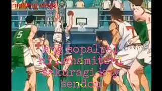 Hanamichi Sakuragi pinanis si sendo tagalog dv shoyo riyonan vs shohoku [upl. by Nali]