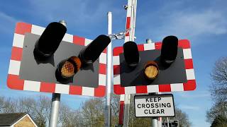 Deeping St James Level Crossing Lincolnshire [upl. by Esor]