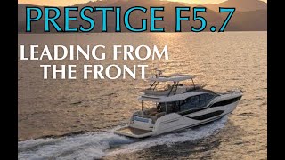 Unveiling Prestige Yachts F57 at Cannes Yachting Festival [upl. by Countess]