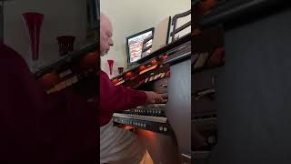 Abide With Me played by Tim Schramm using an Allen amp the Hauptwerk Paramount 450 [upl. by Nnylyar912]