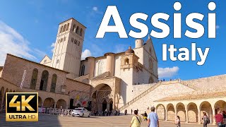 Assisi Italy Walking Tour 4k Ultra HD 60fps – With Captions [upl. by Bagley]