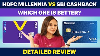 HDFC Millennia vs Cashback SBI Credit Cards Review [upl. by Bright]