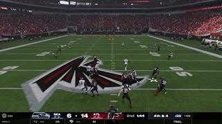 Madden NFL 25 Seahawks Vs Falcons Week 7 [upl. by Ardnekahs]