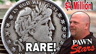 Top 6 Silver Barber Quarter Dollar Coins Valuable USA Quarters that could be in Your Pocket Change [upl. by Yelrahc]