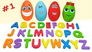 ABC  Find English Alphabets from Eggs  Part 1 A  I Abjad Bahasa Inggris  Bagian 1 A  I [upl. by Irrej]