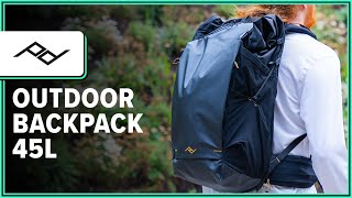 Peak Design Outdoor Backpack 45L Review 2 Weeks of Use [upl. by Aihcila]