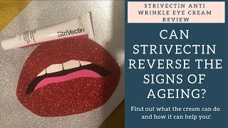 Strivectin Intensive Eye Concentrate anti wrinkle eye cream review ad [upl. by Monarski648]