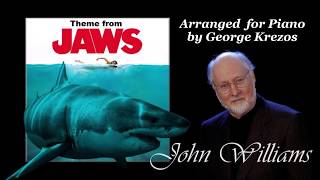 Theme from Jaws 1975 Advanced Piano Solo  John Williams [upl. by Titos]