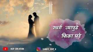 Durshta lagnya joge sare  New marathi whatsapp video  NSP Creation [upl. by Bradway759]