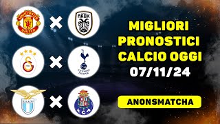 I migliori pronostici e consigli per le scommesse sul calcio di oggi Lazio  Porto [upl. by Yrdua]