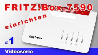 FRITZBox 7590 einrichten Telekom VDSL Anschuss mit DECT NAS Mediaserver VPN Fax usw 1 [upl. by Ahsiat]