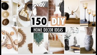 150 DIY HOME DECOR IDEAS  HACKS you Actually Want To MAKE FULL TUTORIALS [upl. by Freeman361]