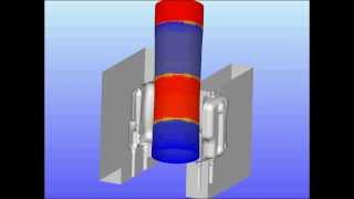 Simulation extrusion soufflage  Réservoir [upl. by Miguel]