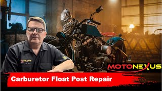 Carburetor Float Post Repair [upl. by Isis652]