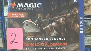 Bundle 2 Commander Legends Battle for Baldurs Gate CLB [upl. by Suiradal]