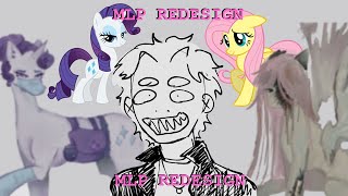 part 1 of redesigning my little pony characters MLPVIRUS AU [upl. by Sang]