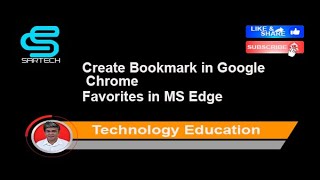 Creating bookmarks in google chrome and favorite in MS edge browser [upl. by Kragh]