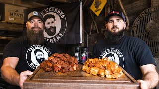 Poor Mans Beef Burnt Ends vs Pork Belly Burnt Ends Which is Better  The Bearded Butchers [upl. by Ner44]