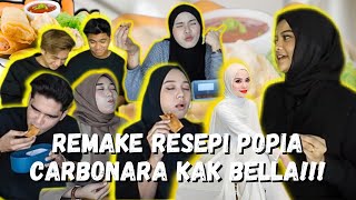 REMAKE RESEPI POPIA CARBONARA KAK BELLA  SEMUA AI TEAM PUJI … [upl. by Brindle]