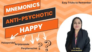 Mnemonic of the day Antipsychotic Drugs  Mnemonics for Antipsychotic drugs Tricks by Dr Nikita [upl. by Lody]