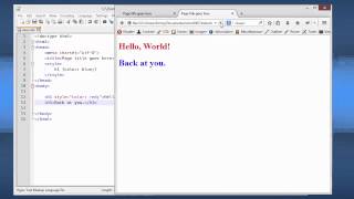 Getting started with style rules in HTML [upl. by Bethesde426]