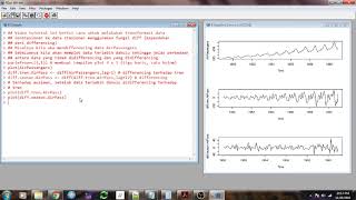 Differencing Data Deret Waktu [upl. by Quarta446]