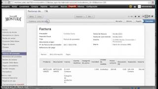 Modificar facturas Odoo [upl. by Attennot]