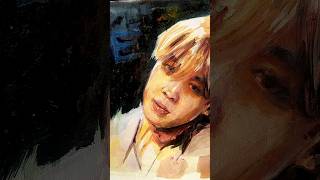 Jimin is the star🤌 acrylic painting art jimin muse [upl. by Neddra]