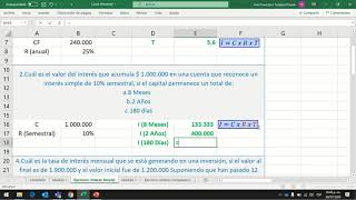 Interés Simple 3 Ejercicios [upl. by Aniteb938]