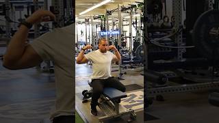 Shoulder Press Behind Neck vs Front strengthtraining [upl. by Abeu]