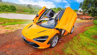 FUI VISITAR O SITIO DO MEU AMIGO DE MCLAREN 720S [upl. by Anauqat956]