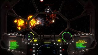 Star Wars TIE Fighter TFTC Classic Battle 7 Treachery at Ottega Mission 1 Trap the Protector [upl. by Anirdna698]