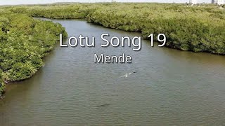 Mende  Lotu Song 19 sim [upl. by Brigette]