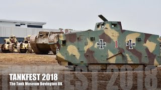 Tankfest 2018  The Tank Museum Bovington UK [upl. by Nnylrefinnej]