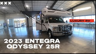 BEST COUPLE COACH CLASS C MOTORHOME 2023 ENTEGRA ODYSSEY 25R [upl. by Zeus]